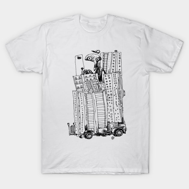 Drive Left T-Shirt by pbetteo